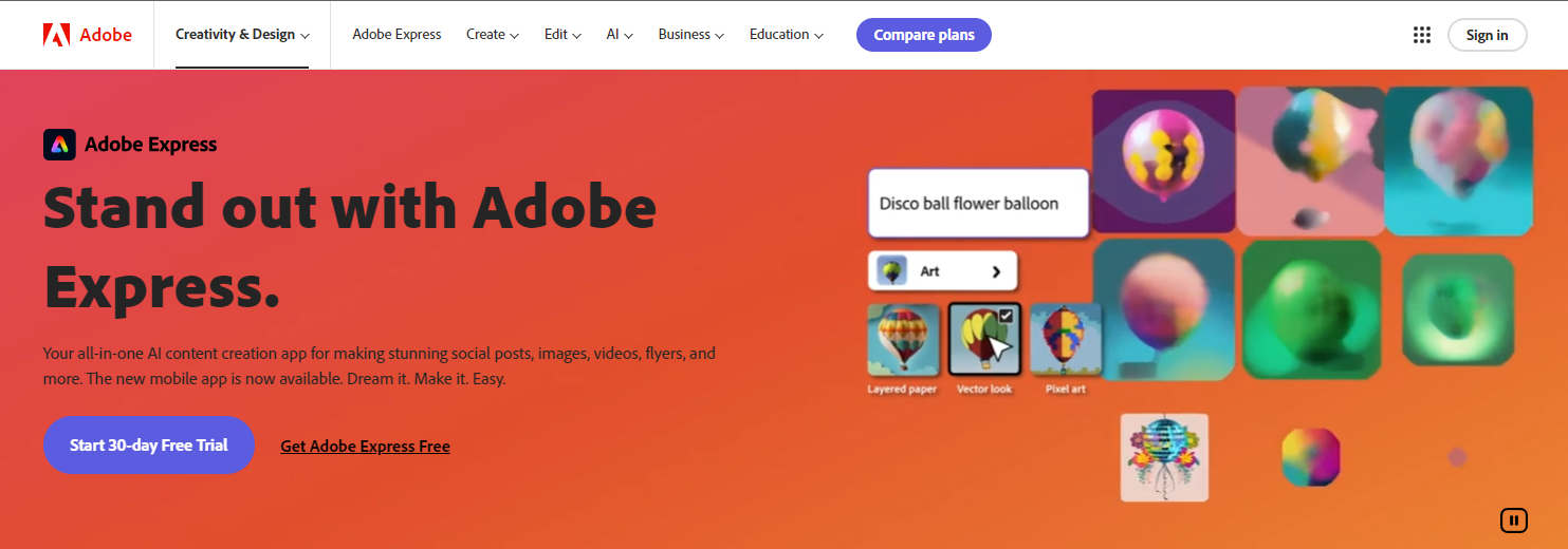 Adobe Creative Cloud Express Adobe Creative Cloud Express