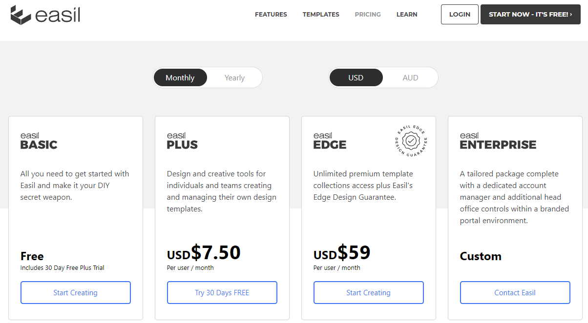 easil pricing easil pricing