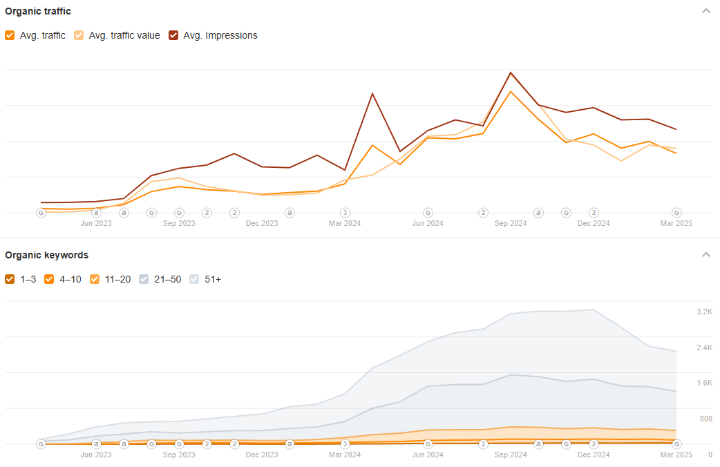organic traffic growth for cybersecurity client