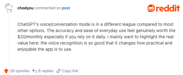 reddit - chatgpt