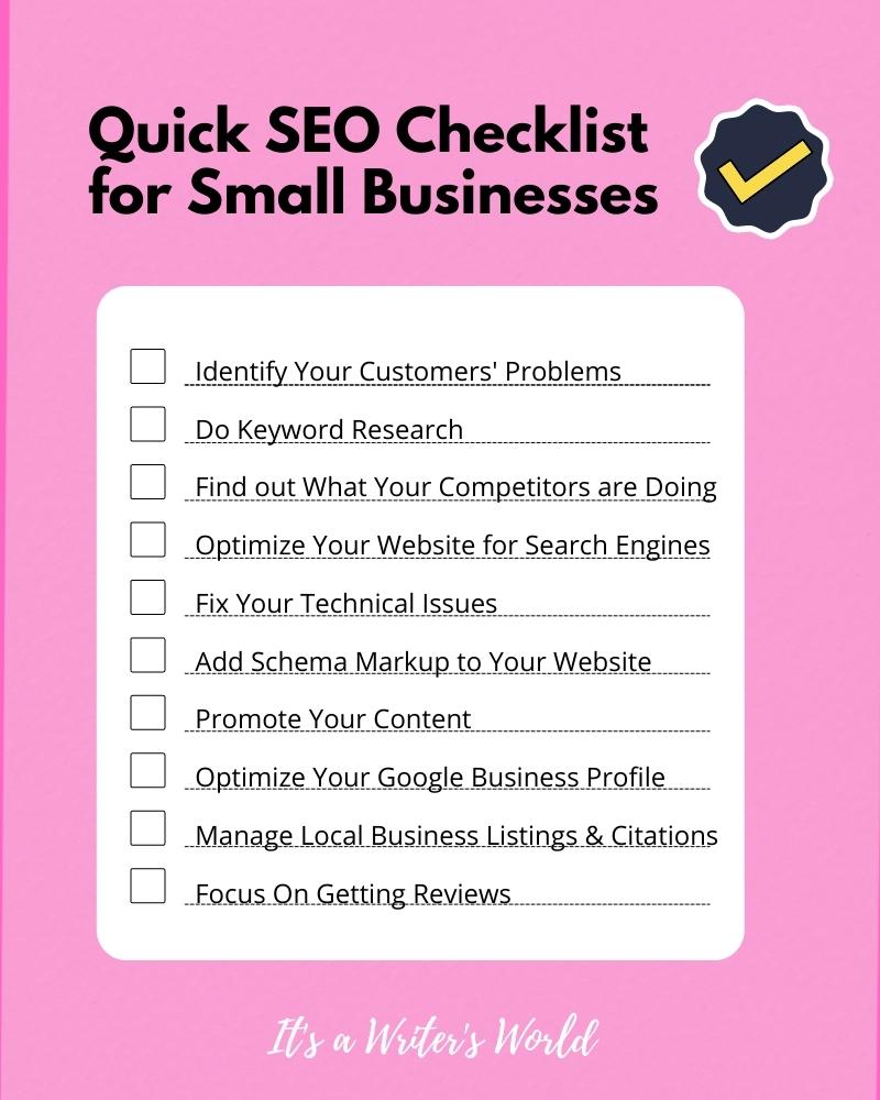 small business checklist